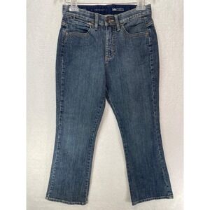 Lee Women's 6 Short‎ Comfort Waistband Stretch Bootcut Blue Jeans